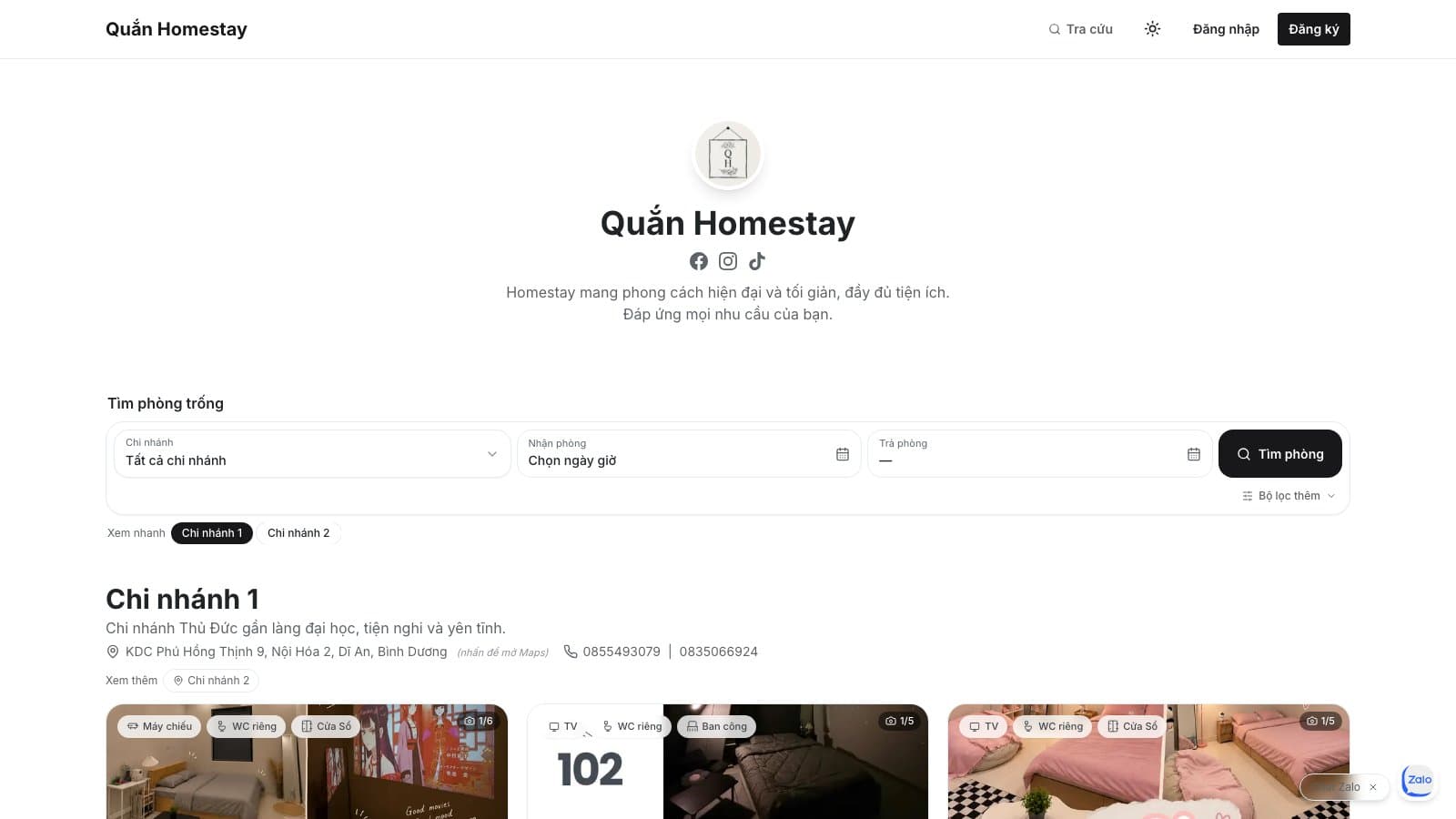 Quắn Homestay — quanhomestay.homestera.com